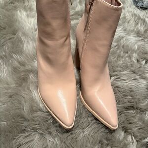 Elegant Pink Ankle Boots